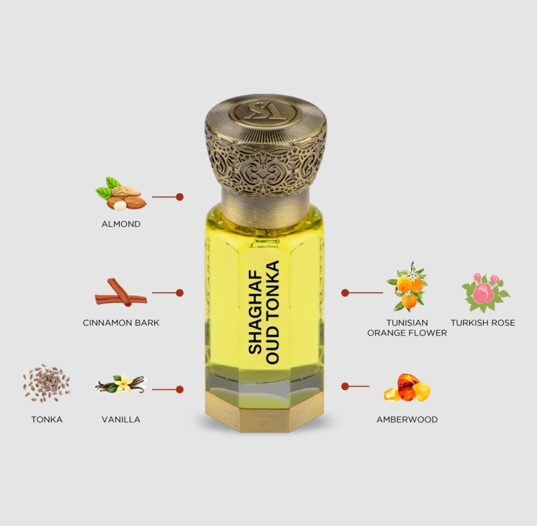SHAGHAF OUD TONKA 12ML